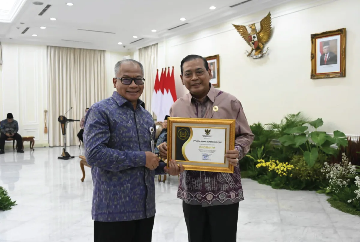 JSMR Meraih Predikat Informatif, Penghargaan Kategori Tertinggi Anugerah KI Publik