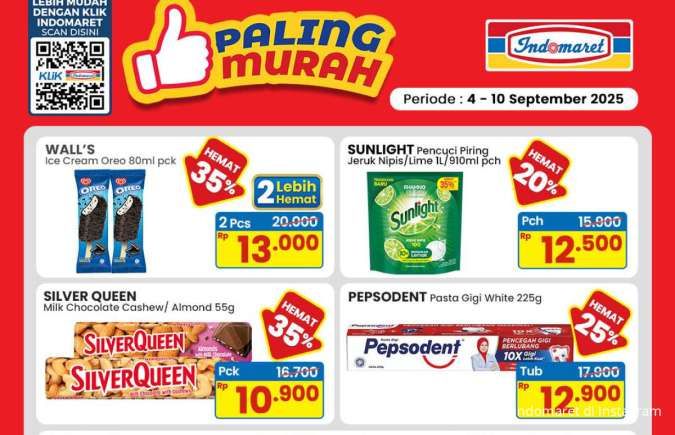 Promo Indomaret Murah 4-10 September 2025, Es Krim Oreo & SilveQueen Diskon 35%