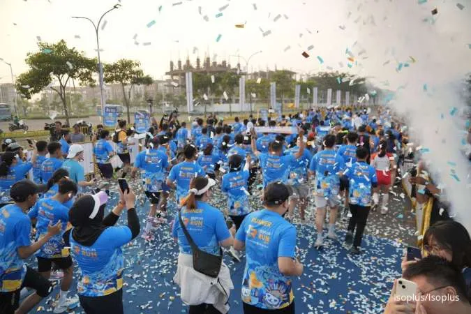 Lari Tak Kenal Usia, Peserta 72 Tahun Ikut Isoplus Run di PIK 2
