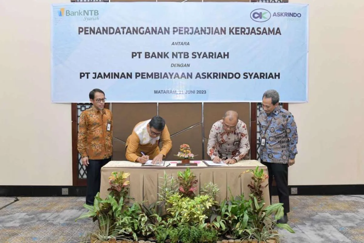 Perkuat Sektor Pembiayaan, Askrindo Syariah Jalin Kerjasama dengan Bank NTB Syariah