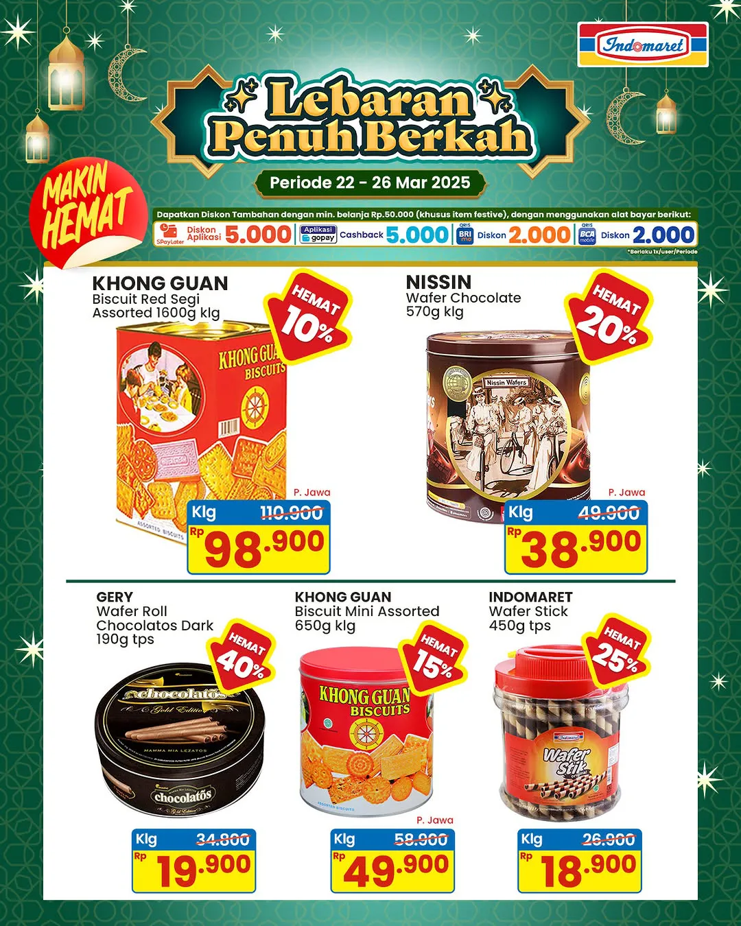 Promo Indomaret Jelang Lebaran Periode 22-26 Maret 2025