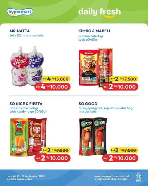 Promo JSM Hypermart Hyper Diskon Weekend Periode 12-15 September 2025