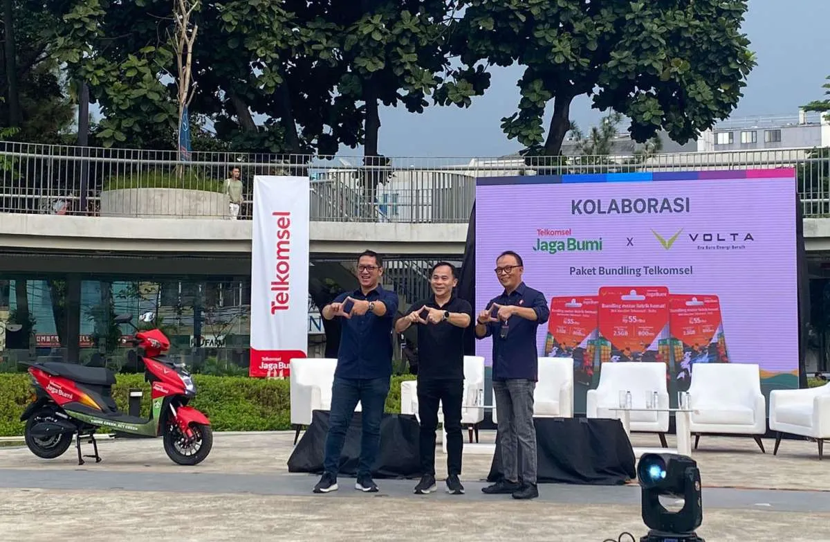 Beli Motor Listrik Volta, Bisa Dapat Gratis Kuota Data Telkomsel