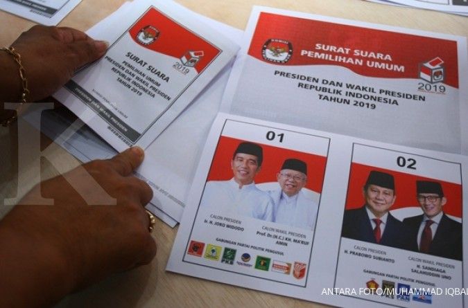 KPU telah mengirimkan surat suara pemilu untuk pemilih di luar negeri