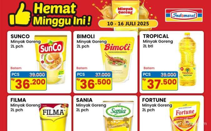 Promo Minyak Goreng Weekday di Alfamart & Indomaret, Diskon Pertengahan Juli 2025