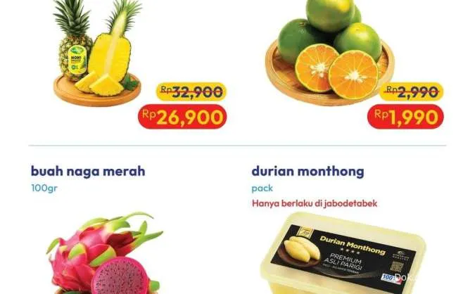 Promo JSM Hypermart 29 Agustus-1 September 2025, Durian Monthong Diskon Rp 15.000