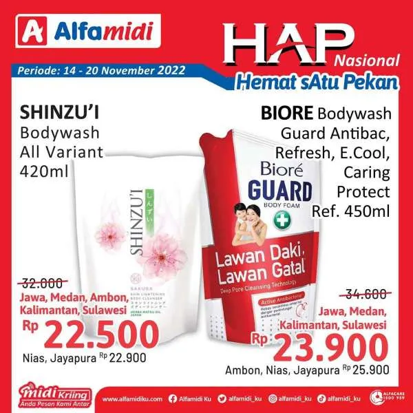 Promo Alfamidi Hemat Satu Pekan Periode 14-20 November 2022