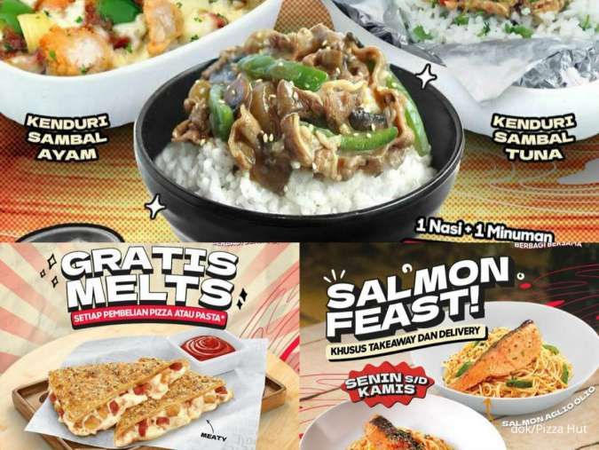 3 Promo Pizza Hut 1-31 Juli 2024: Gratis 1 Melts Pizza-Menu Sensasional Rp 38.500