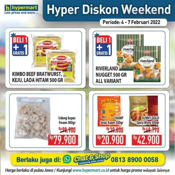 Promo Hypermart Hyper Diskon Weekend Periode 4-7 Februari 2022