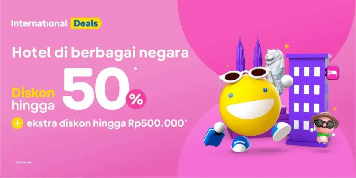 Promo Tiket.com Hotel Internasional hingga 17 Oktober 2022, Nikmati Diskon Hotel 50%