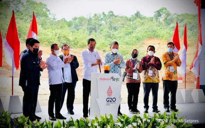 Kurangi Impor, Jokowi Groundbreaking Proyek Hilirisasi Batubara di Muara Enim