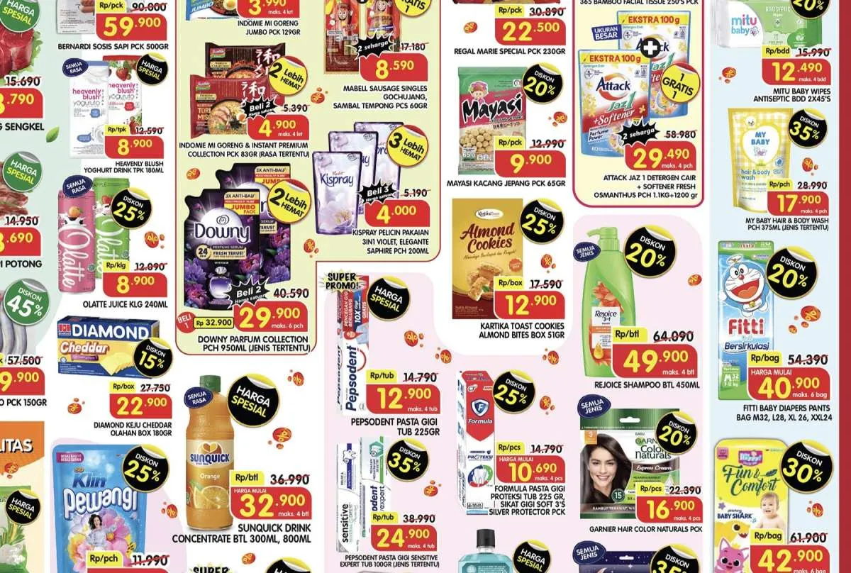 Promo Superindo Weekday 10-13 November 2025, Bawang Merah-Anggur Red Globe Diskon 40%