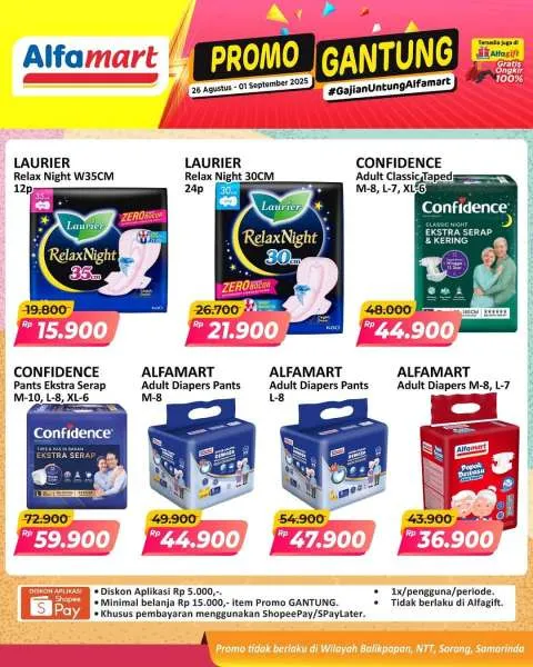 Promo Alfamart Gantung Periode 26 Agustus-1 September 2025