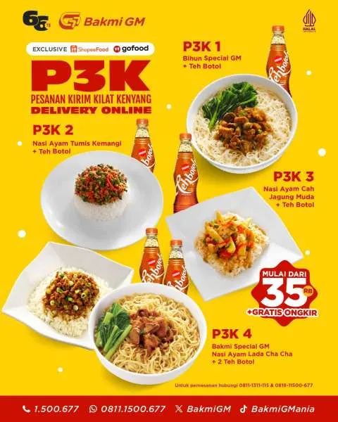 Promo Bakmi GM P3K Delivery
