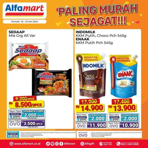 Promo Alfamart Paling Murah Sejagat Periode 16-23 Mei 2024