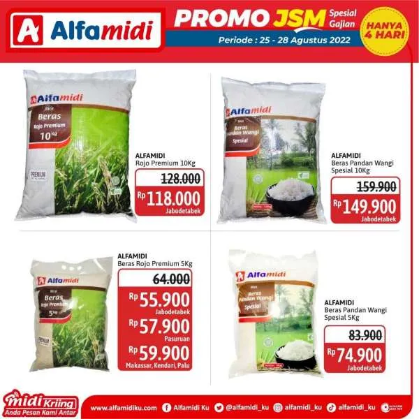 Promo JSM Alfamidi Spesial Gajian Periode 25-28 Agustus 2022