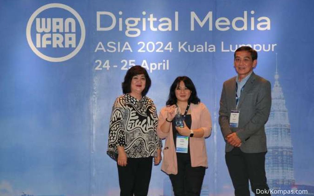  Kompas.com Sabet Dua Penghargaan dari WAN IFRA Digital Media Awards Asia 2024 