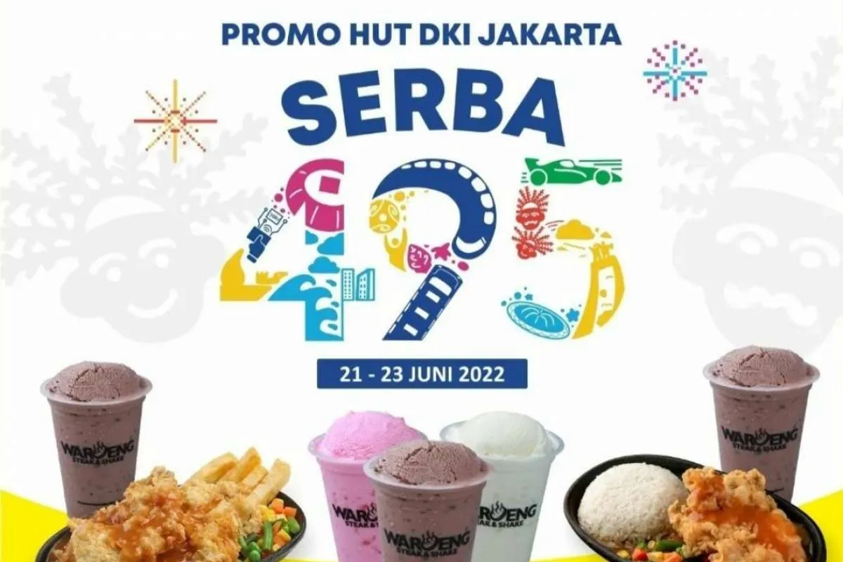 Promo Waroeng Steak HUT Jakarta ke-495, Diskon Aneka Menu Spesial Rp 49.500