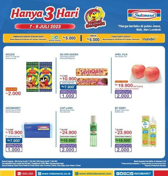 Katalog Promo JSM Indomaret Terbaru 7-9 Juli 2023, Promo Hanya 3 Hari