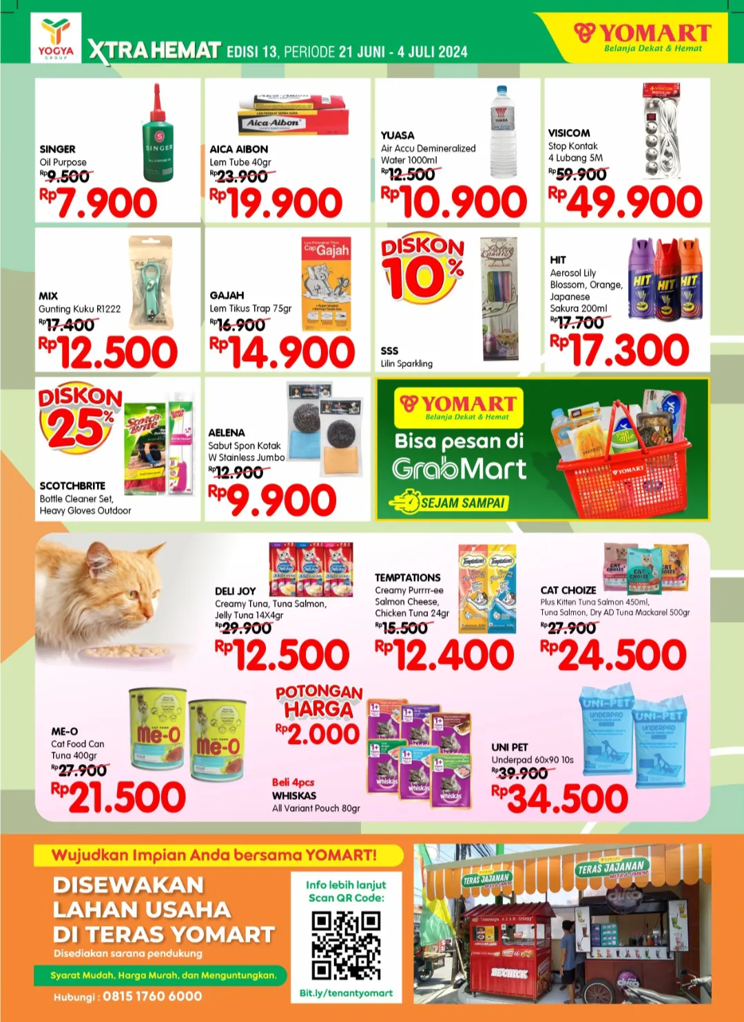 Promo Yomart Xtra Hemat edisi 13 yang berlangsung di tanggal 21 Juni – 4 Juli 2024