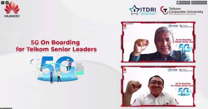 Kolaborasi IDRI dan Huawei dalam 5G on Boarding for Telkom Senior Leader
