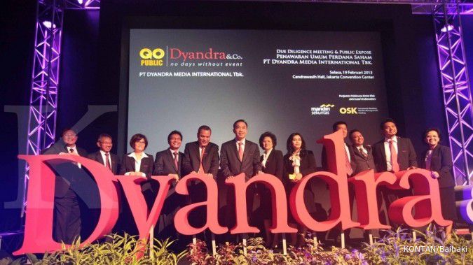 Dyandra Media International (DYAN) bakal gelar pameran kolaborasi dari 4 acara 