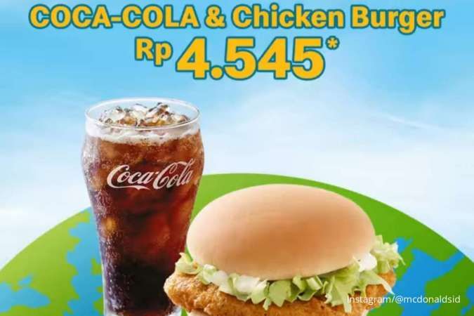 Promo McD Juni 2022, Beli Paket Taste of The World Dapat Cola dan Burger Rp 4.545