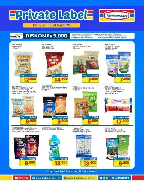 Promo Indomaret Super Hemat Periode 15-28 Mei 2025