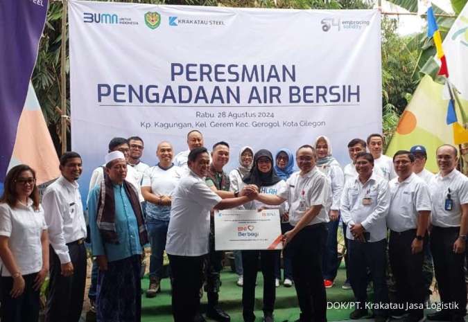 Krakatau Jasa Logistik Turut Serta dalam Pelaksanaan CSR HUT Krakatau Steel ke-54