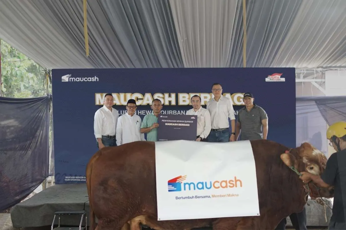 Maucash Gelar Kegiatan CSR Merayakan Idul Adha dengan Pembagian Hewan Kurban