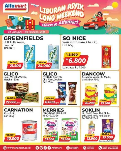 Promo Alfamart Long Weekend Periode 24 Januari-2 Februari 2025