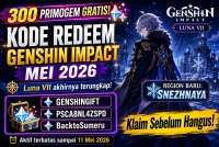 Kode Redeem Genshin Impact Mei 2026 Terbaru Livestream Luna VII, Siap Klaim Primogem!
