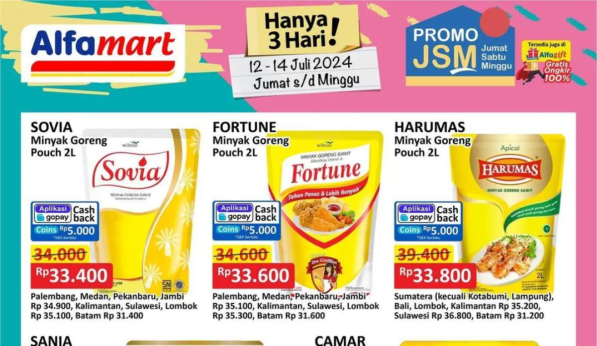 Promo JSM Alfamart Minggu 14 Juli 2024, Promo Minyak Goreng Murah Berakhir Hari Ini