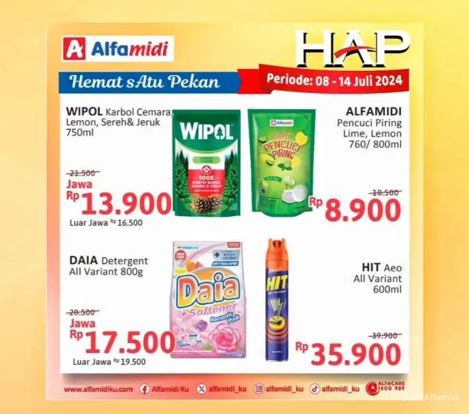 Promo Alfamidi Hemat Satu Pekan Periode 8-14 Juli 2024