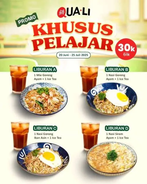 Promo Quali Khusus Pelajar Jogja Cuma Rp 30.000