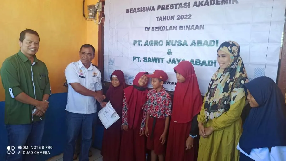 Agro Nusa Abadi Berkomitmen untuk Membantu Pendidikan Warga Sekitar
