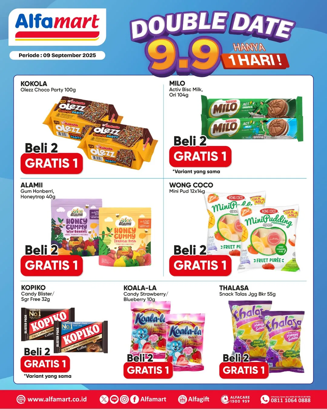 Promo 9.9 Alfamart Periode 9 September 2025
