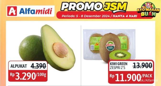 Katalog Promo JSM Alfamidi Terbaru Hanya 4 Hari Periode 5-8 Desember 2024