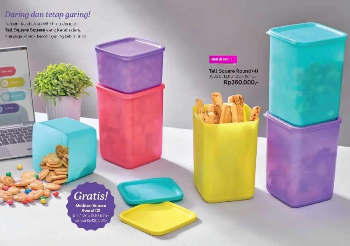 Katalog promo Tupperware Juni 2021, ada beragam produk baru & potongan harga