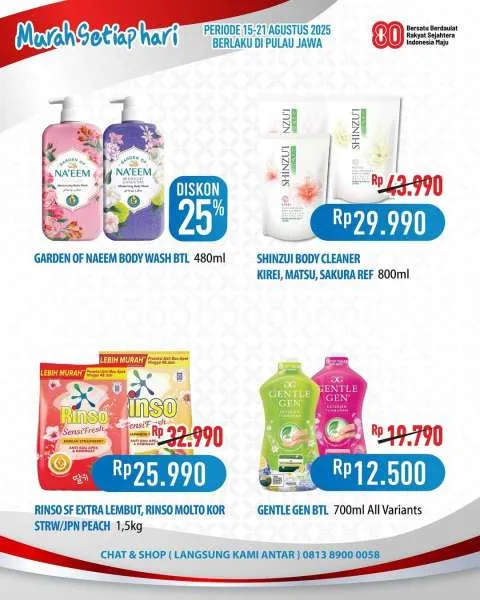 Promo JSM Hypermart Weekend Periode 15-18 Agustus 2025