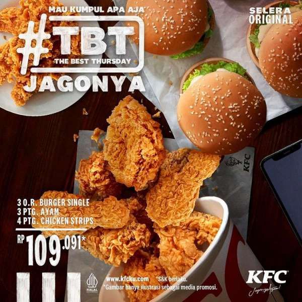Promo KFC The Best Thursday di Akhir Juli 2022