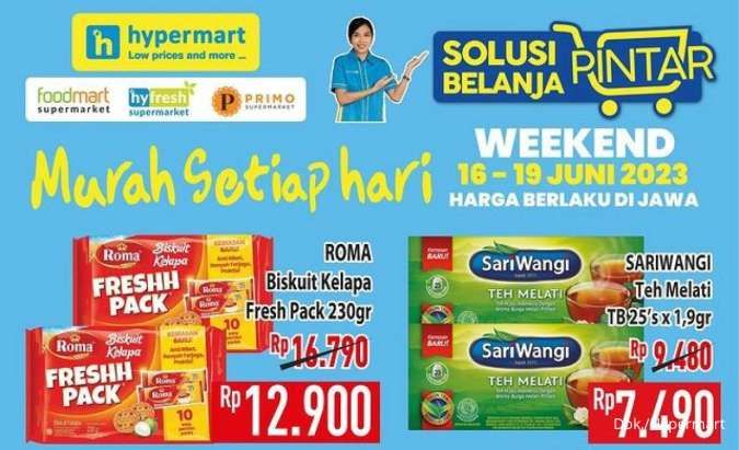 Katalog JSM Hypermart Periode 16-19 Juni 2023, Cek untuk Belanja Hemat di Akhir Pekan