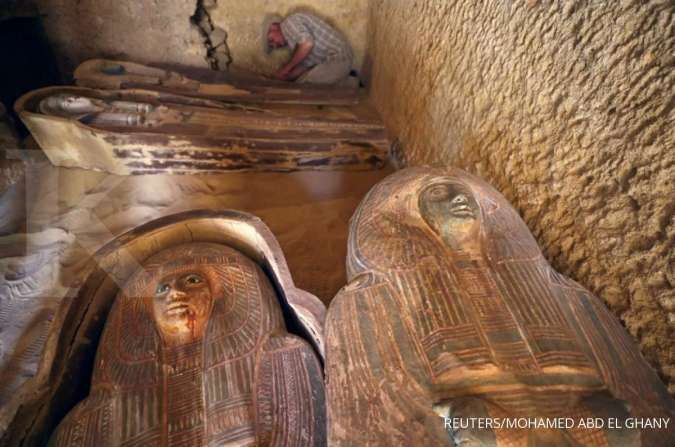 Puluhan mumi Mesir kuno ditemukan setelah lebih dari 2.500 tahun 