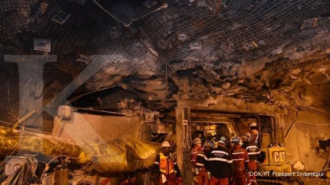 Freeport Indonesia mine output down to 60%   