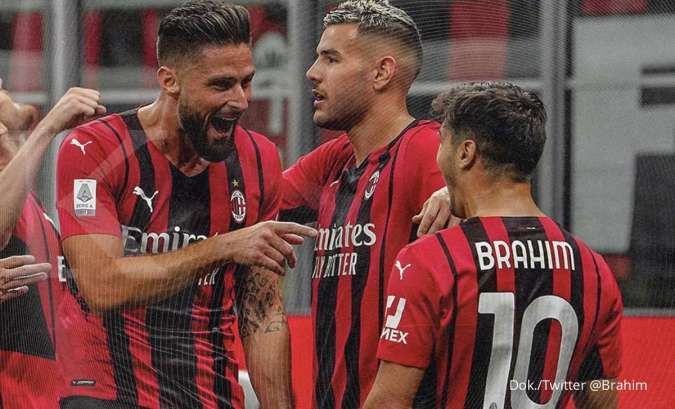 Hasil Liga Italia Serie A AC Milan vs Cagliari: Rossoneri bungkam Rossoblu 4-1