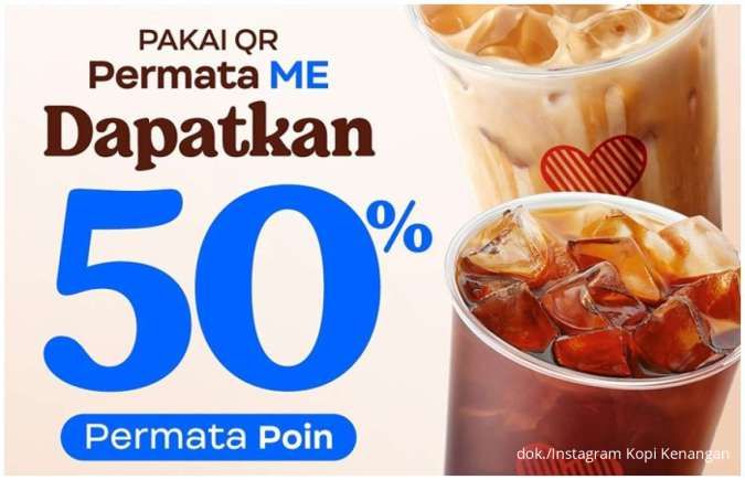 6 Promo Kopi Kenangan dengan Bank, Ngopi Hemat dengan Cashback sampai 50%
