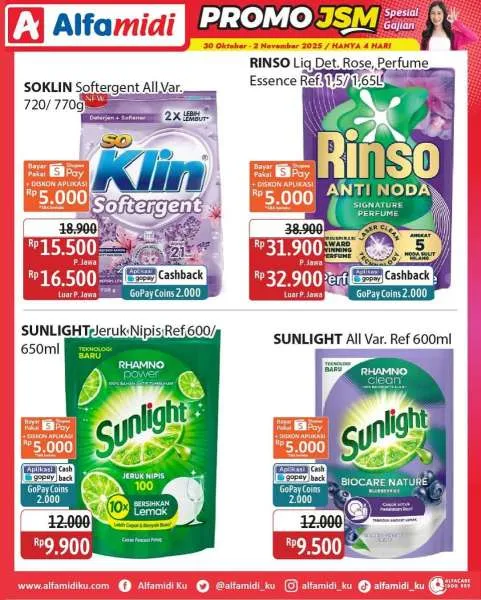 Promo JSM Alfamidi Hanya 4 Hari Periode 30 Oktober-2 November 2025