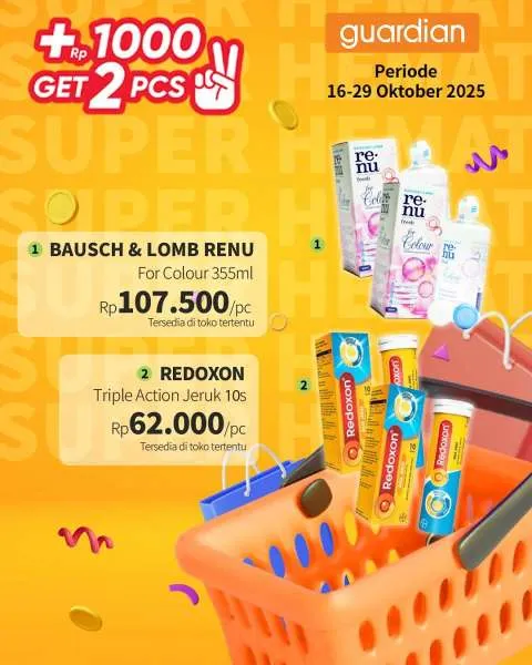 Promo Guardian Super Hemat Periode 16-29 Oktober 2025