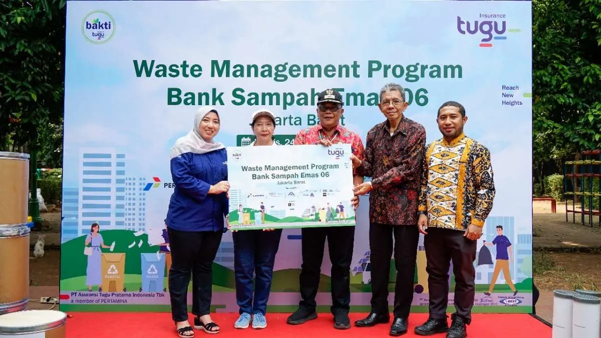 Tugu Insurance Gelar Program Waste Management Bank Sampah Emas 06 Kebon Jeruk