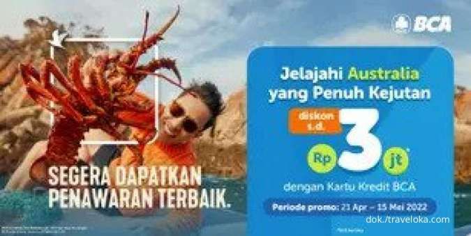Liburan ke Australia dengan Kredit BCA, Diskon Sampai Rp 3 Juta dari Traveloka
